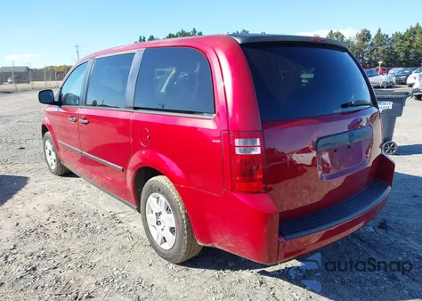 2008 Dodge Grand Caravan Se из США, поврежденный, VIN 1D8HN44HX8B118036